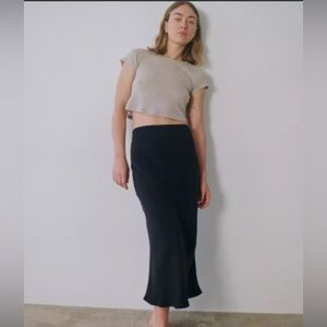 Ozma Grace cupro skirt size S black